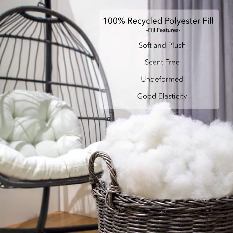 Sorra Home Indoor Egg Chair Replacement Cushion