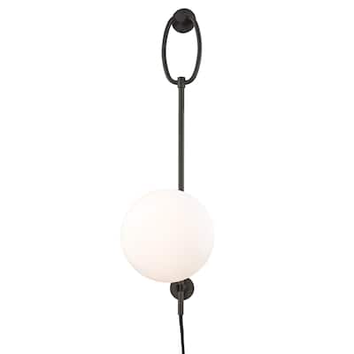 Mitzi by Hudson Valley Gina 1-light Plug-in Wall Sconce