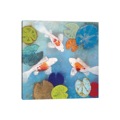 iCanvas "Koi II" by Aleah Koury Canvas Print