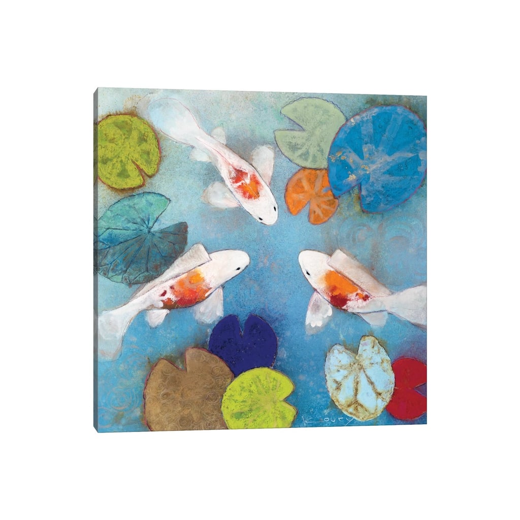 iCanvas "Koi II" by Aleah Koury Canvas Print