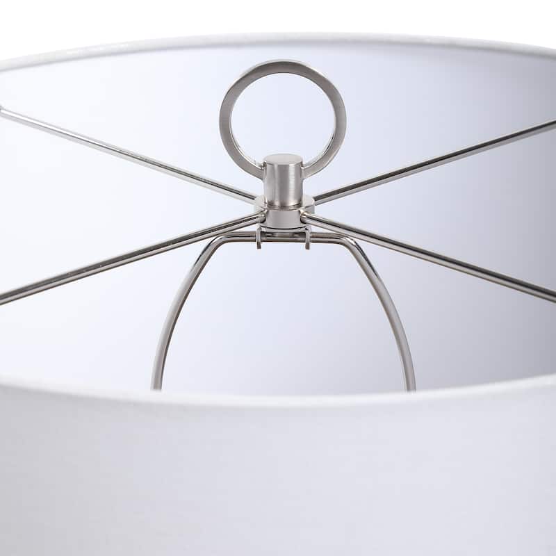 Uttermost Cyprien Grey White Table Lamp