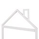 preview thumbnail 10 of 9, White Full Size Wood Bed with House Headboard for Kids