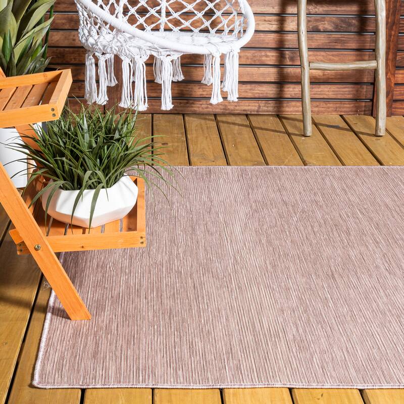 JONATHAN Y Bo Modern Flatweave Solid Area Rug