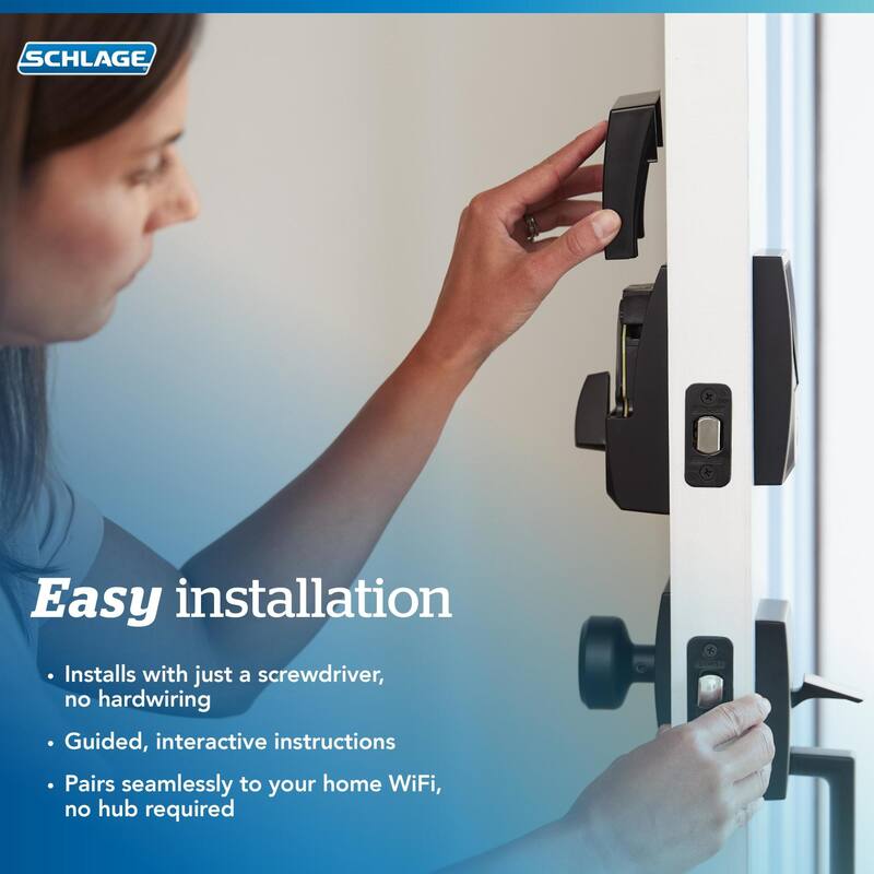 Schlage Encode WiFi Enabled Electronic Keypad Deadbolt with Century