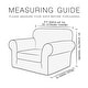 preview thumbnail 6 of 16, Enova Home Ivory Ultra Soft Rhombus Jacquard Polyester Spandex Fabric Box Cushion Armchair Slipcover - N/A