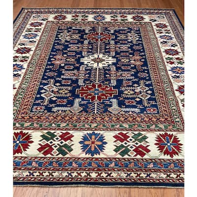 HERAT ORIENTAL Handmade Super Kazak Wool Rug - 8'3" x 9'11"