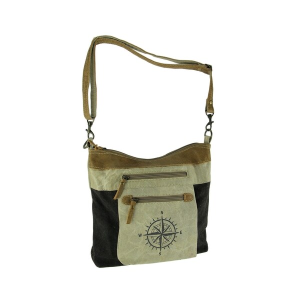 canvas handbags with leather trim