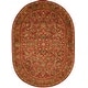 preview thumbnail 52 of 94, SAFAVIEH Handmade Antiquity Manerva Traditional Oriental Wool Rug 4'6" x 6'6" Oval - Red/Red