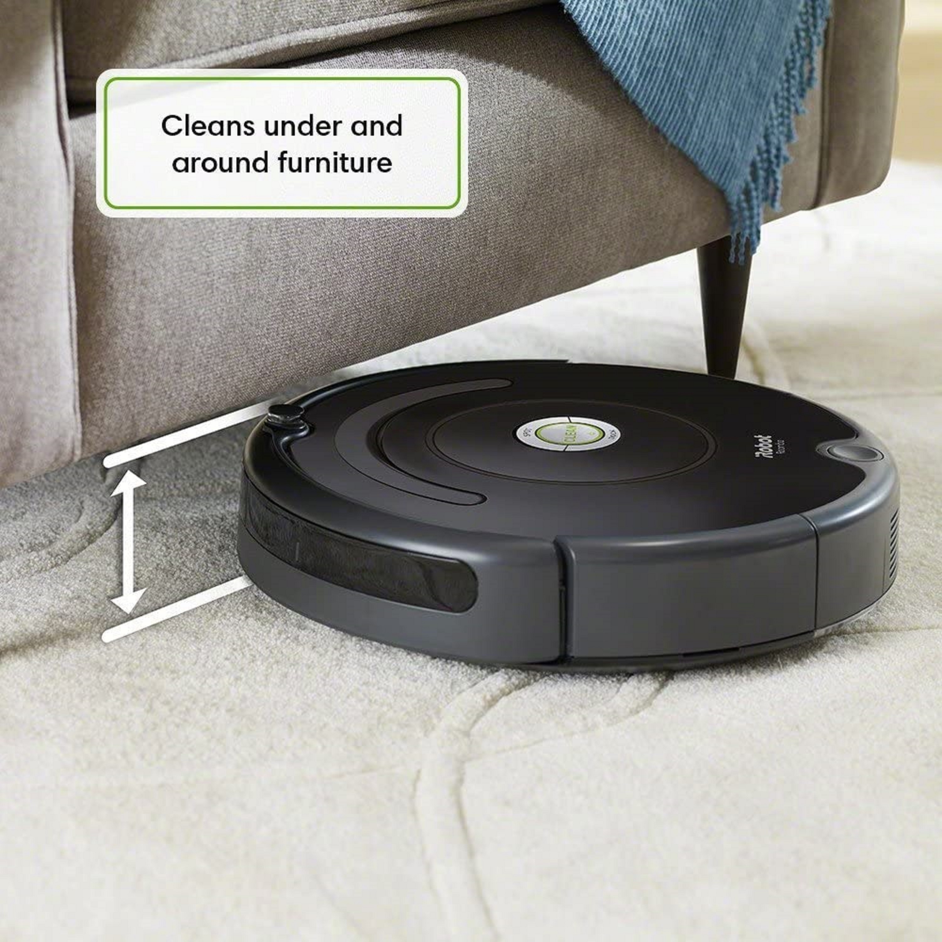 iRobot Roomba E5 (5150) Robot Vacuum - Wi-Fi Connected, Works with Alexa,  Ideal for Pet Hair, Carpets, Hard, Self-Charging Robotic Vacuum, Black