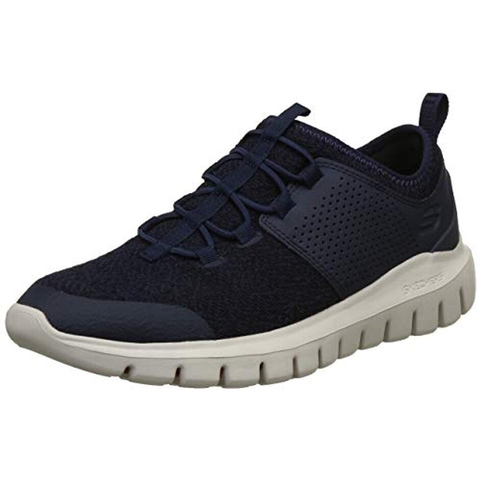 skechers navy blue shoes