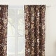 preview thumbnail 7 of 7, Barefoot Bungalow Audrey Curtain Panel (set of 2) - 84 W x 84 L (inches) Chocolate