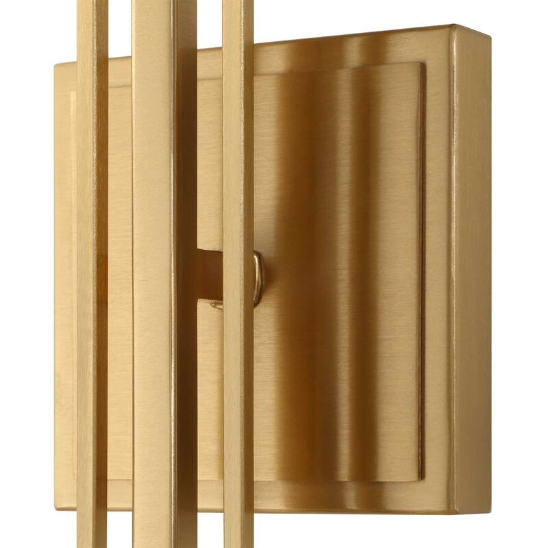 Uttermost Trenton 2 Light Brass Sconce - 7.25"W x 4.5"D x 31"H