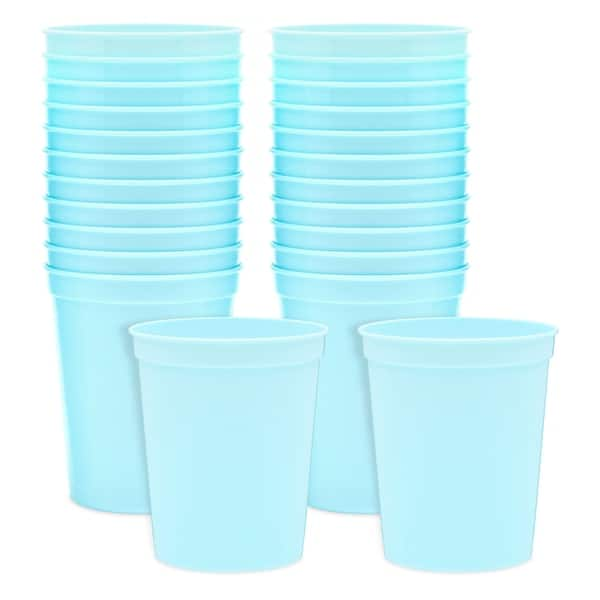 Plain Reusable Kids Cups 16 Oz Set of 5 