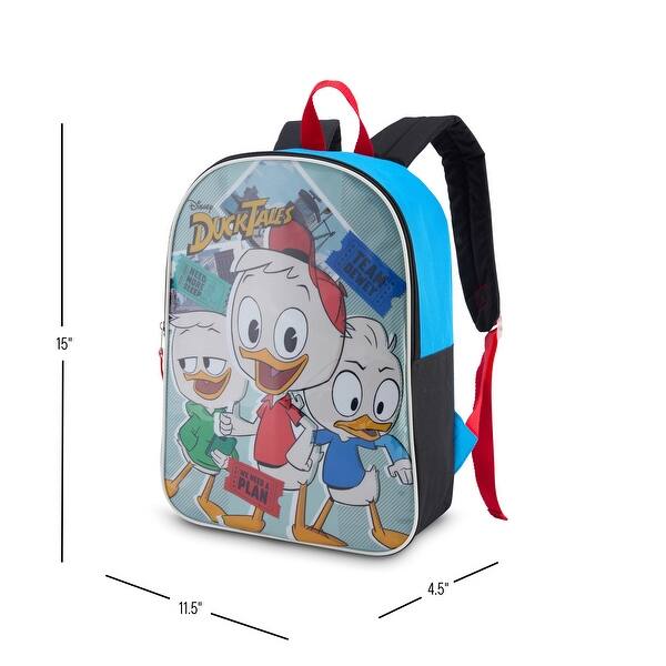 dimension image slide 6 of 22, Boys 15" Backpack with Padded Straps & Zip Compartment - Ideal Toddler Bookbag for School & Travel