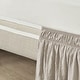 preview thumbnail 8 of 23, Lush Decor Ruched Ruffle Elastic Easy Wrap Around Bedskirt