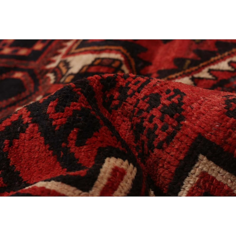 ECARPETGALLERY Hand-knotted Melis Vintage Red Wool Rug - 4'11 x 7'11