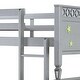 preview thumbnail 2 of 2, Grace Silver Twin/Twin Bunk Bed with Removable Guardrail