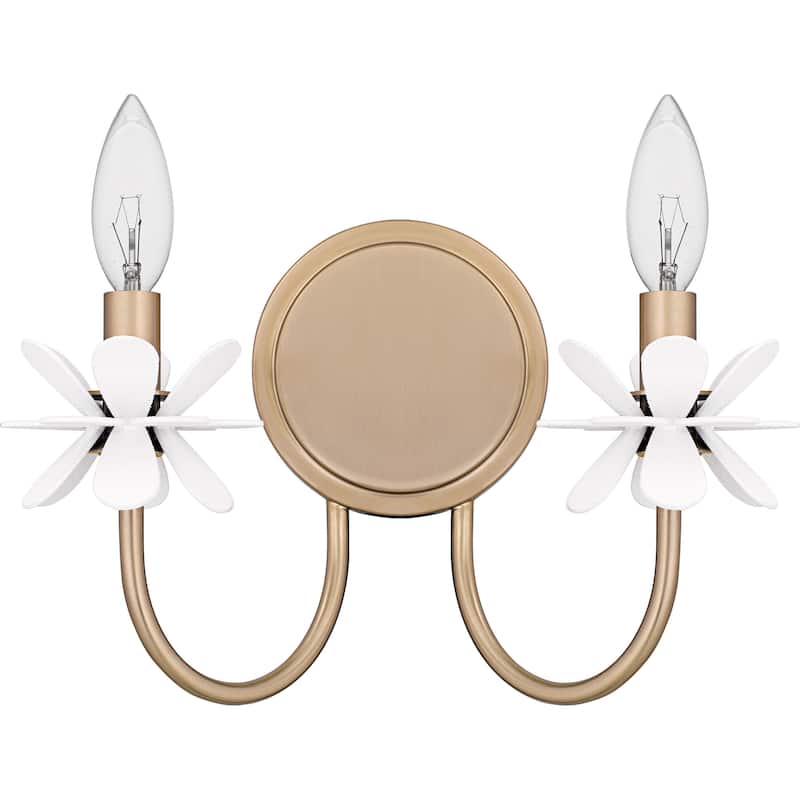 Remy 2-Light Bronze Gold Wall Sconce