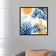 preview thumbnail 17 of 16, iCanvas "Moroccan Blues" by Modern Tropical Framed