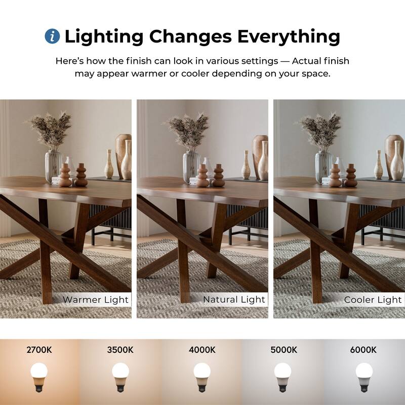 Furniture of America Abigail II Mid-Century Modern 5-Piece Rich Walnut Solid Wood Dining Set