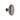 Grandeur ANNE-BRASS-KNOB Anneau 1-3/4" Solid Metal Classic Flat Oval