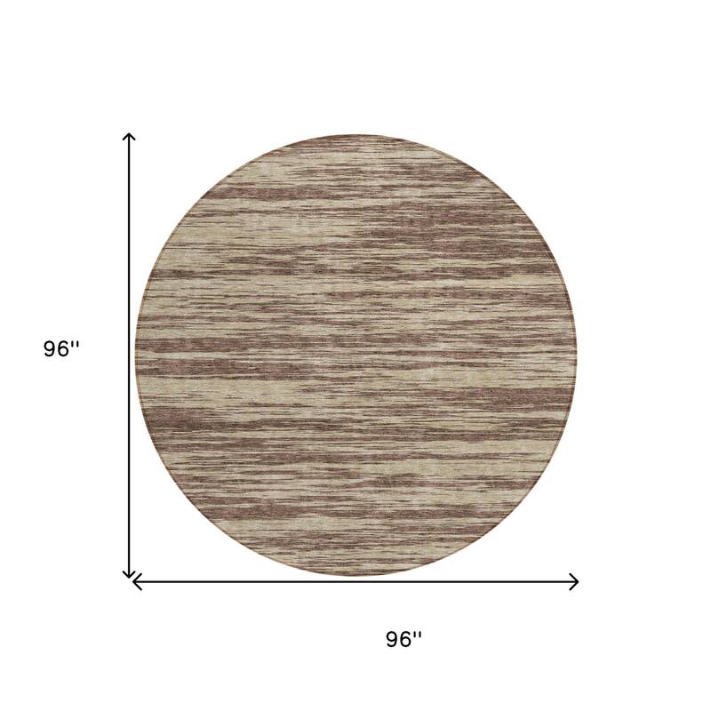 HomeRoots Abstract Modern Rectangle Outdoor Rug
