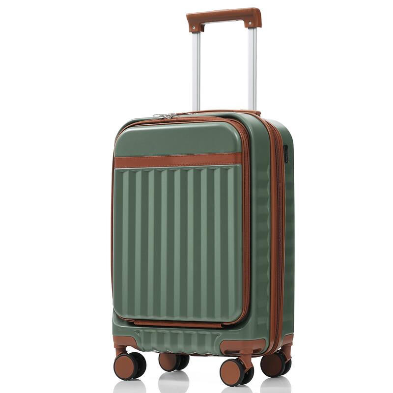 Luggage Set of Three, ABS Hard Shell Luggage with Spinner Wheels