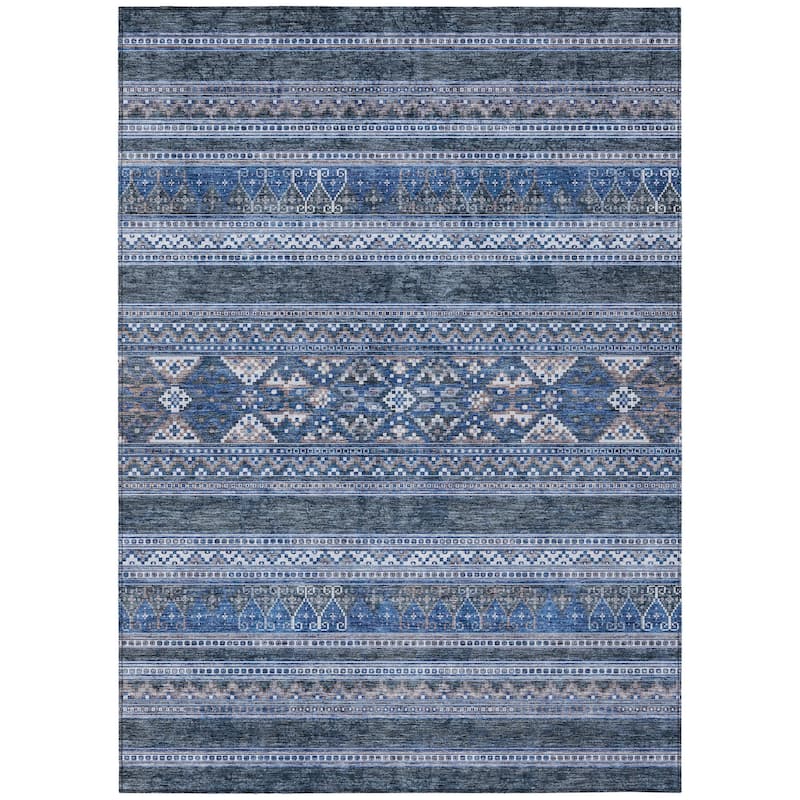 HomeRoots Southwestern Transitional Rectangle Outdoor Rug