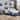 Furniture of America Rixi Modern White Chrome Wheel Car Kids Bed