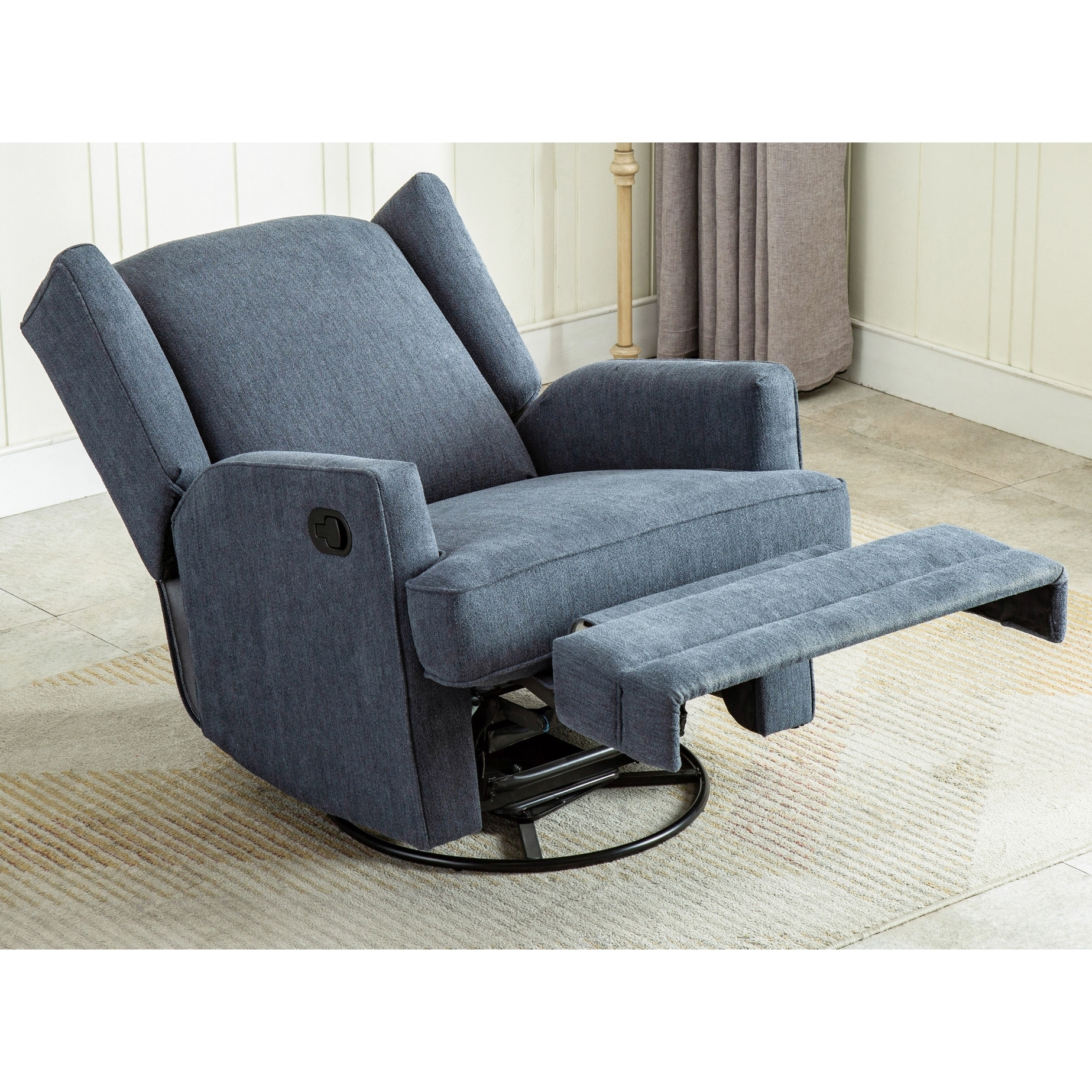 Shelby Wingback Swivel Glider Recliner by Greyson Living On Sale
