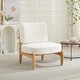 preview thumbnail 1 of 52, Modern Teddy Slipper Chair Armless Lounge Sofa