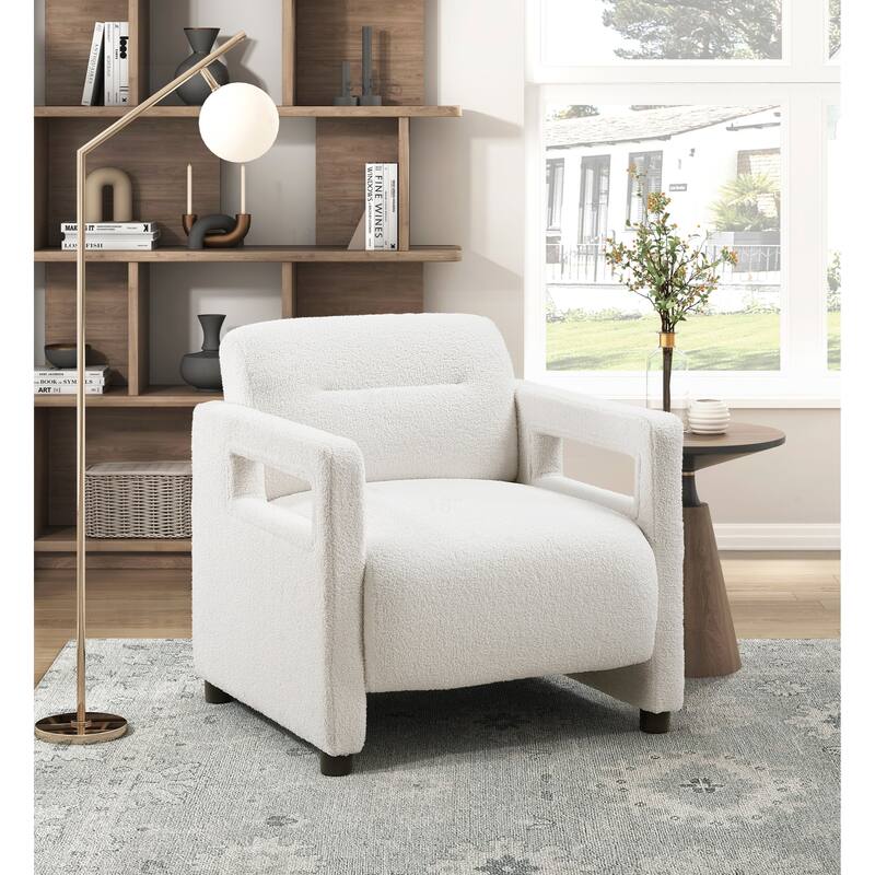 Comfortable Armchair with Stylish Upholstery for Home Decoration - Beige