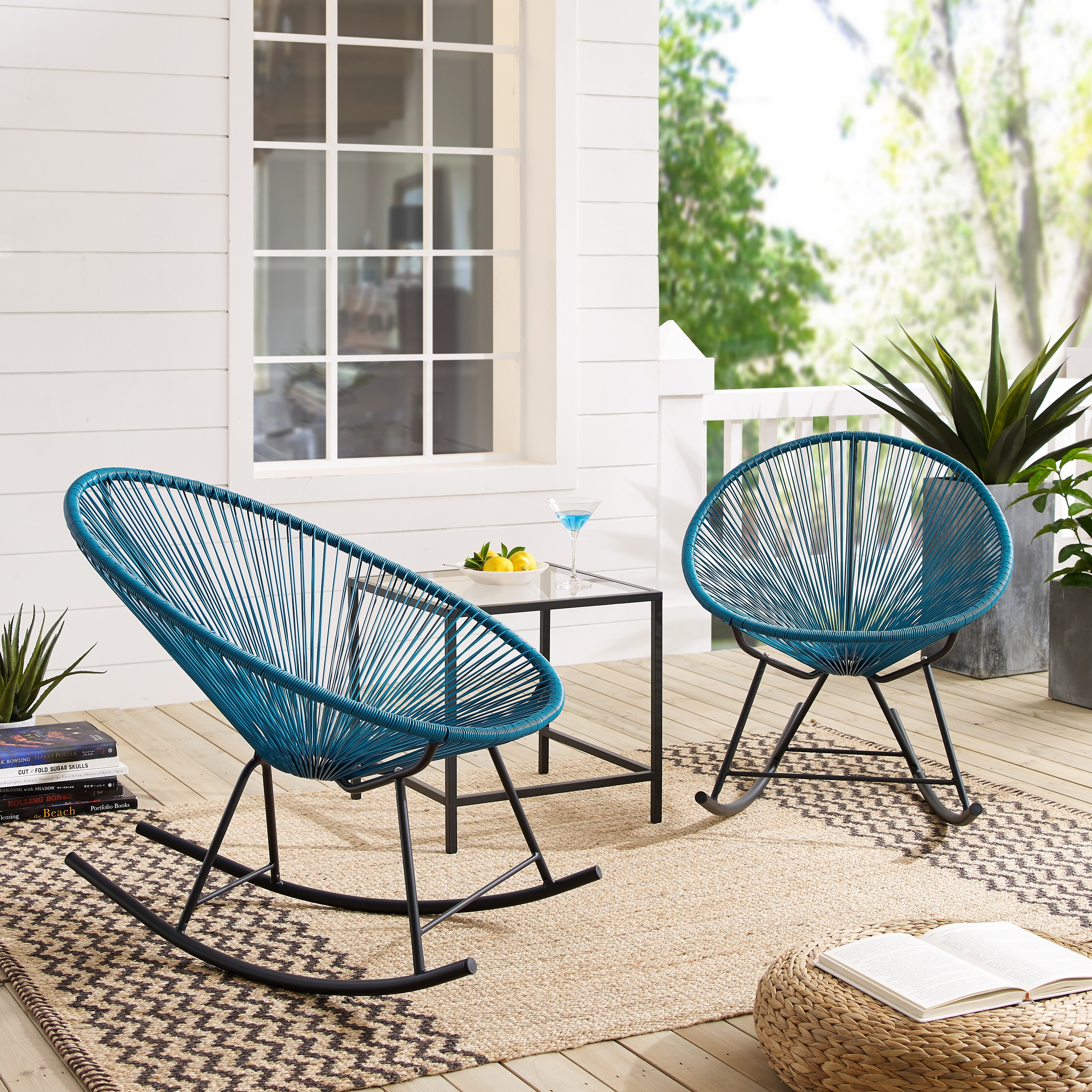 Sarcelles modern wicker patio chairs new arrivals