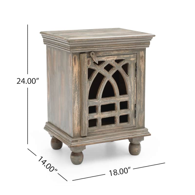 Wood Nightstand