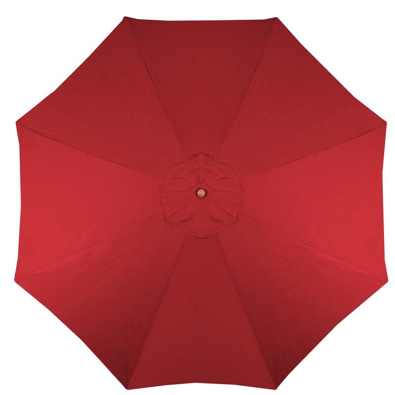 8.5ft Outdoor Patio Market Umbrella with Wooden Pole