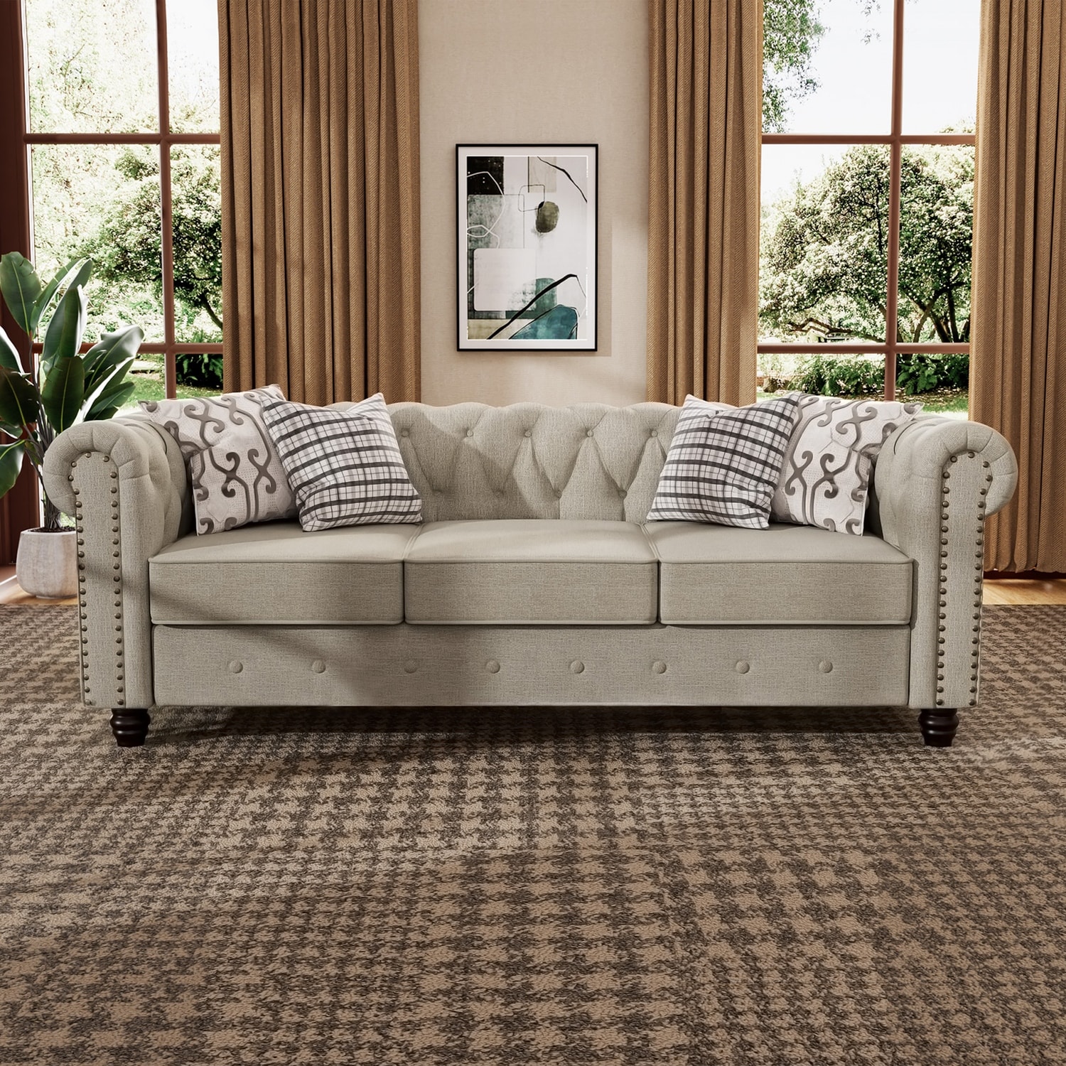 Grey Vintage, Rolled Arms Sofas - Bed Bath & Beyond Grey Vintage, Rolled Arms Sofas - Bed Bath & Beyond