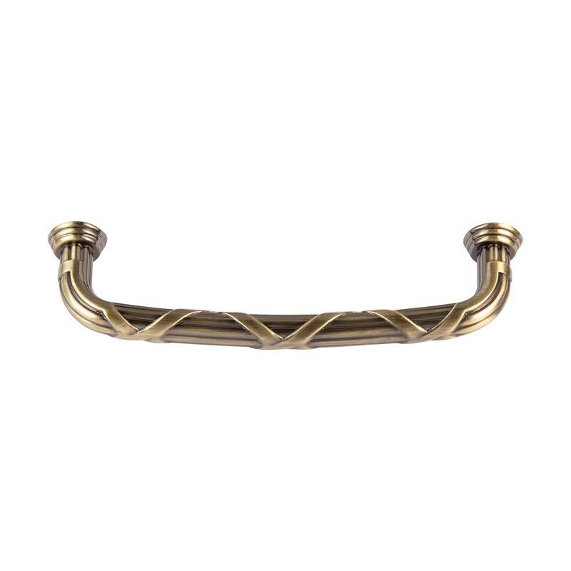 Utopia Alley Riga Cabinet Ring Pull Knob/Pull, Antique Brass, knob 1.58"/3.75"/5" center to center