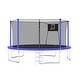 preview thumbnail 5 of 7, TN14FT Outdoor Trampoline with Safety Enclosure and Ladder - Blue