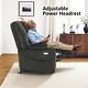 preview thumbnail 6 of 38, MCombo Large Dual Motor Power Lift Recliner Chair with Massage and Dual Heating for Big and Tall Elderly People, Fabric 7634