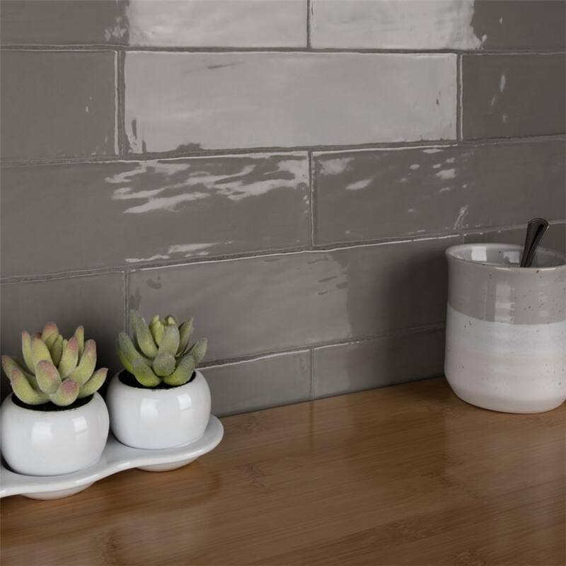 Merola Tile Chester Grey 3" x 12" Ceramic Wall Tile