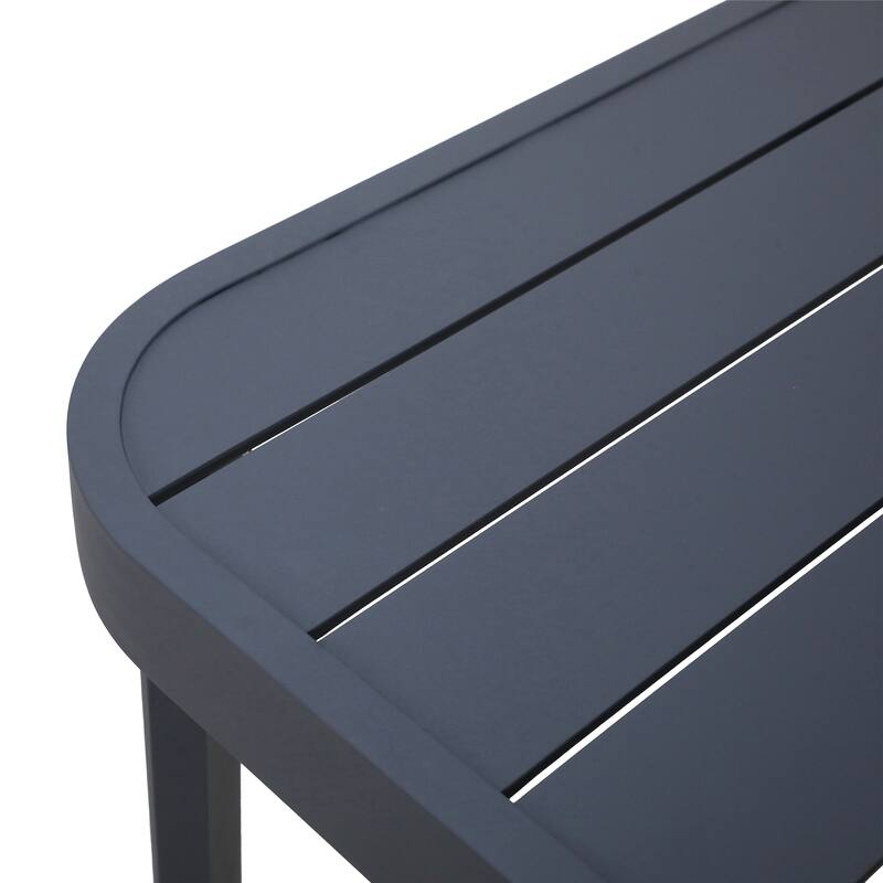 7-Piece Outdoor Patio Dining Set with Beige Cushions