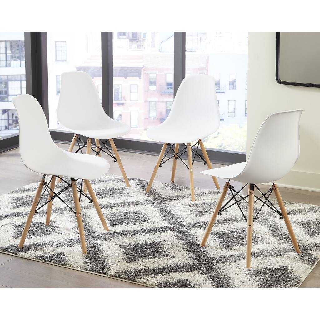 Jaspeni Dining Room Side Chair, Set of 4 - 20"W x 21"D x 32"H