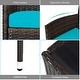 preview thumbnail 30 of 49, Costway 8PCS Rattan Patio Furniture Set Cushioned Sofa Chair Coffee - See Details