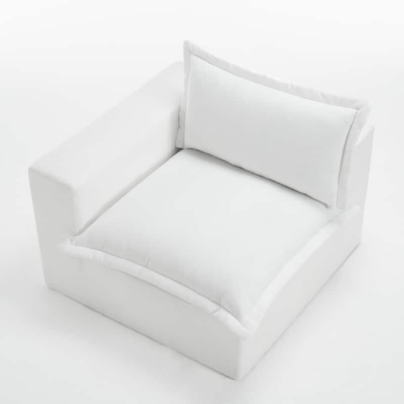 Comfy Cloud Chenille Upholstered Modular Sectional Sofa