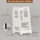 preview thumbnail 2 of 17, Toddler Standing Tower Kitchen Step Stool for Kid's Adjustable Height - 16.7" * 15.7" * 35.43"