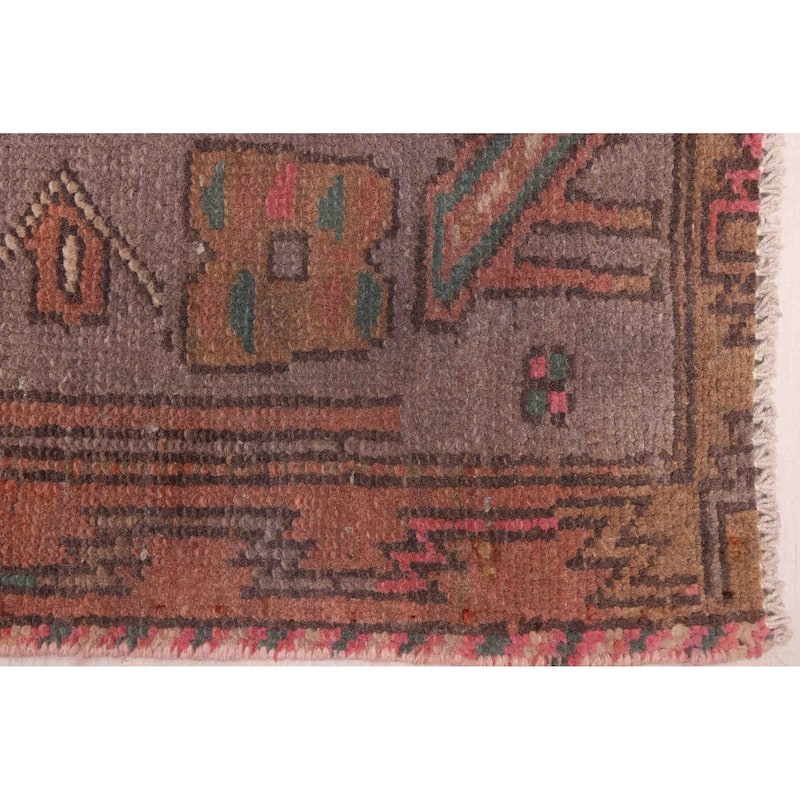 ECARPETGALLERY Hand-knotted Antalya Vintage Brown Wool Rug - 5'1 x 7'7