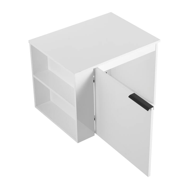 24" Oak Bathroom Vanity Cabinet with Generous Storage, Soft-Close Doors, and Easy Assembly (Sink Not Included)