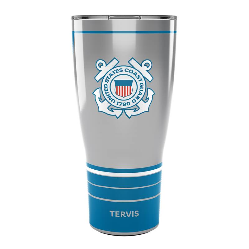 Tervis Traveler Coast Guard Forever Proud Triple Walled Insulated Travel Tumbler, Stainless Steel - 30oz