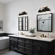 preview thumbnail 7 of 29, Modern Farmhouse Black Gold 3-Light Bathroom Vanity Lights Dimmable Wall Sconces
