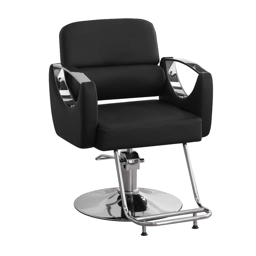 Barber Chair Salon Chair for Hair Stylist Adjustable Hydraulic Styling Chair with 360 Degrees Rolling Swivel